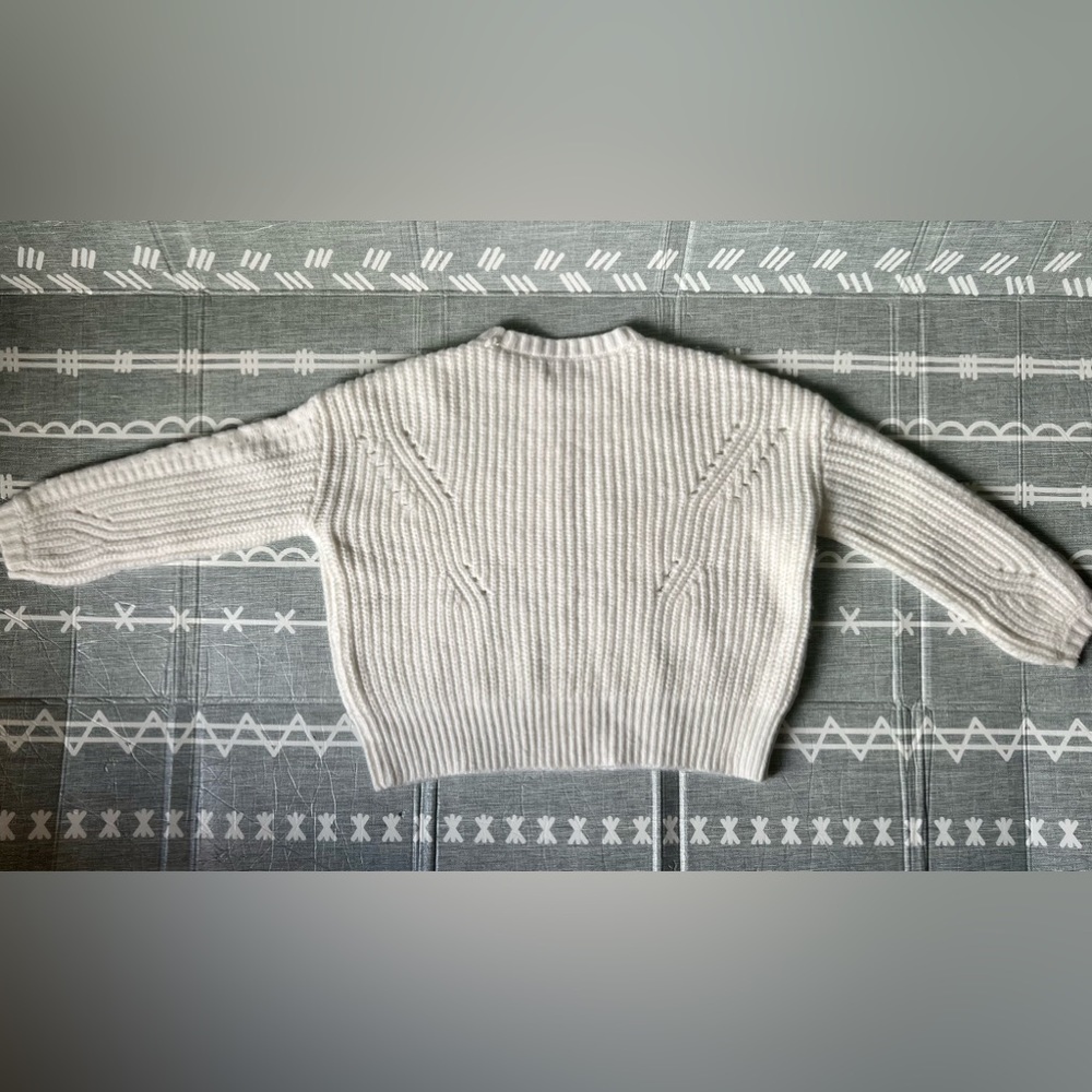 For the Republic Cream Sweater Size M - Picture 3 of 4